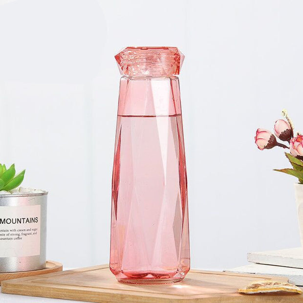 Prism Glass Bottle - Light Woven in Water