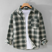 Cotton Plaid Overshirt – Timberline Drift